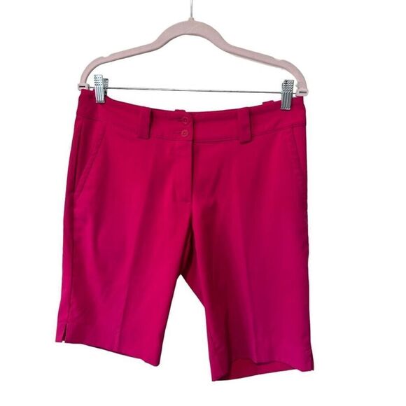 Nike Golf Tour Performance Dri- Fit Women's Magenta Shorts Size 4 Athleisure - Picture 1 of 12